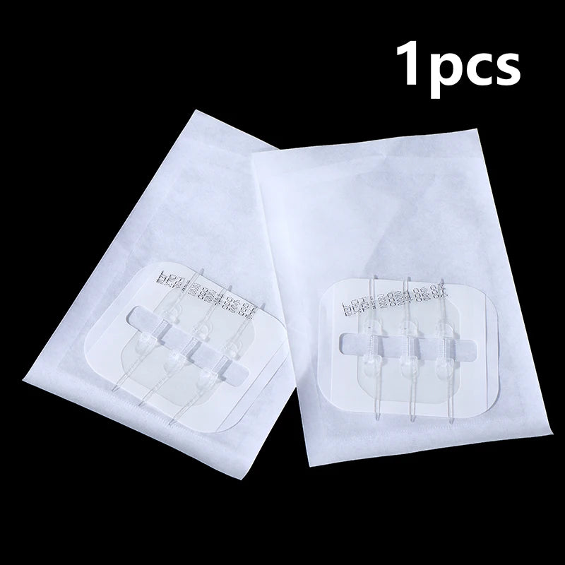 Zipper Tie Wound Closure Patch Hemostatic Fast Suture Band-aid Qme