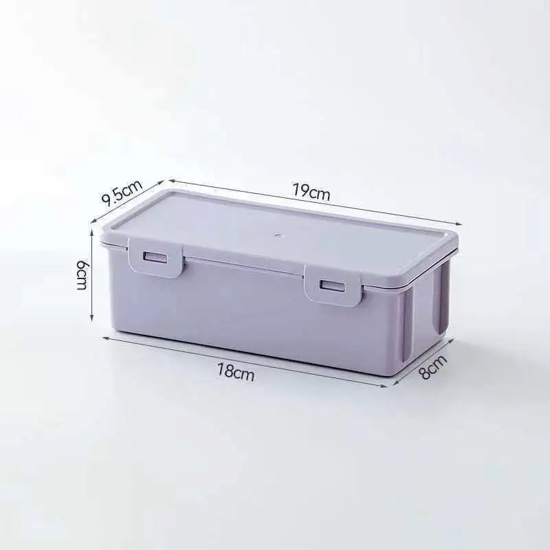 Macaron Plastic Pencil Case Large Capacity Snap Lid Perfect Students Qme J
