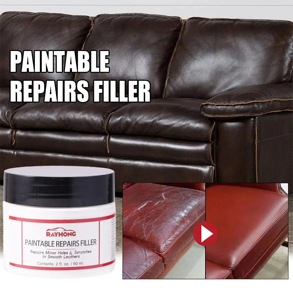 Auto Leather Restoring Paste Car Seat Scratch Refurbishment Damage Qme