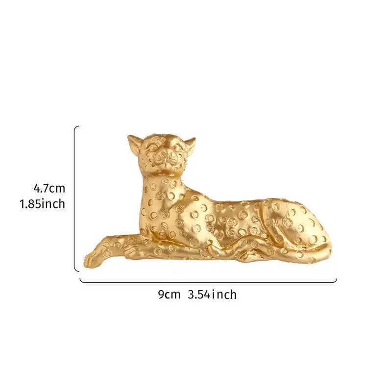 Resin Leopard Light Switch Decoration Self-adhesive Detachable Animal Qme A3
