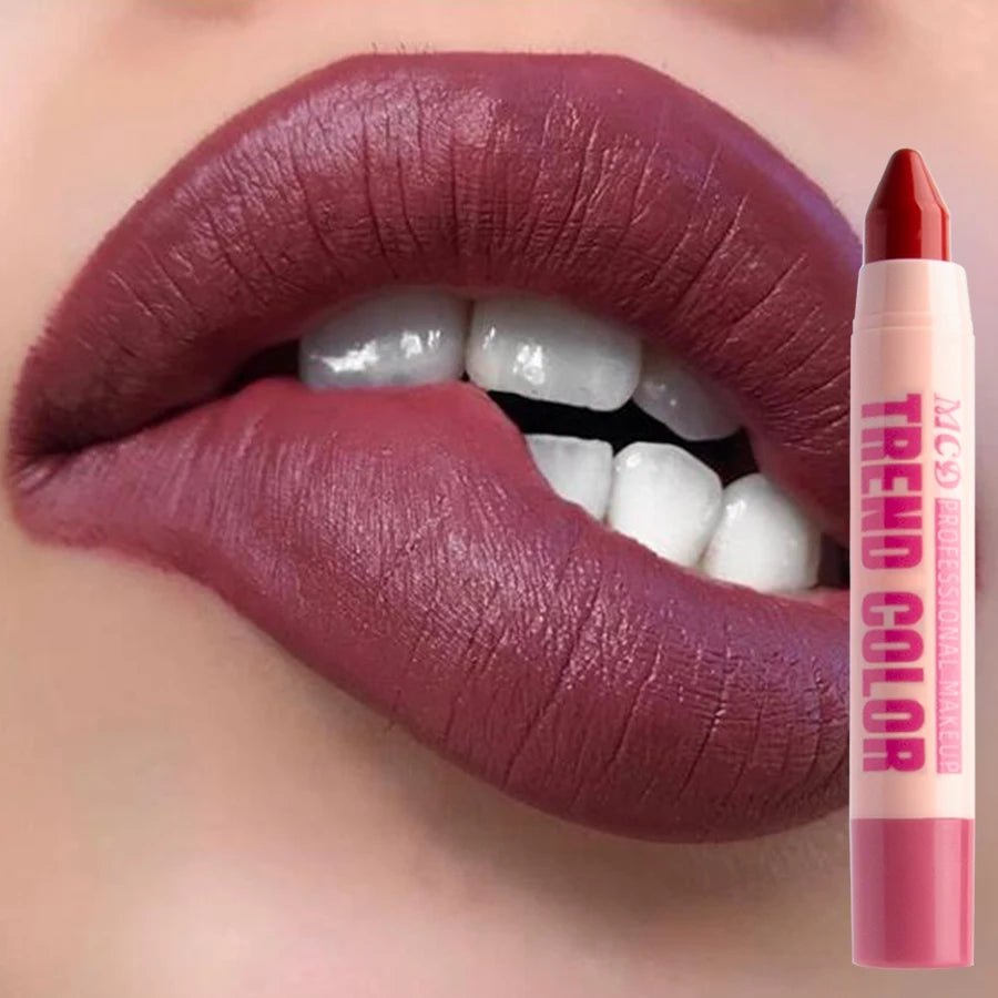 Moisturizing 12 Lipliner Pen Waterproof Plumping Stain Lipstick Qme