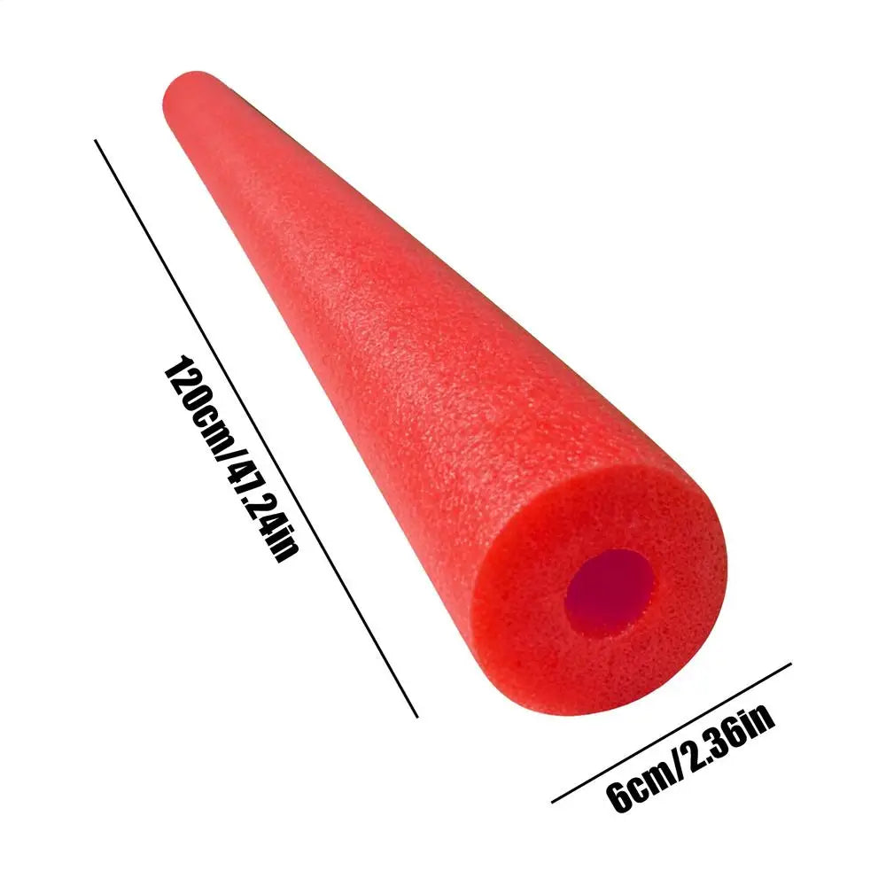 2026 Floating Pool Noodles Colorful Soft Foam Floating Exercise Aid Pool Noodles Tube for Aerobics Craft Projects Parties Water Qme Red