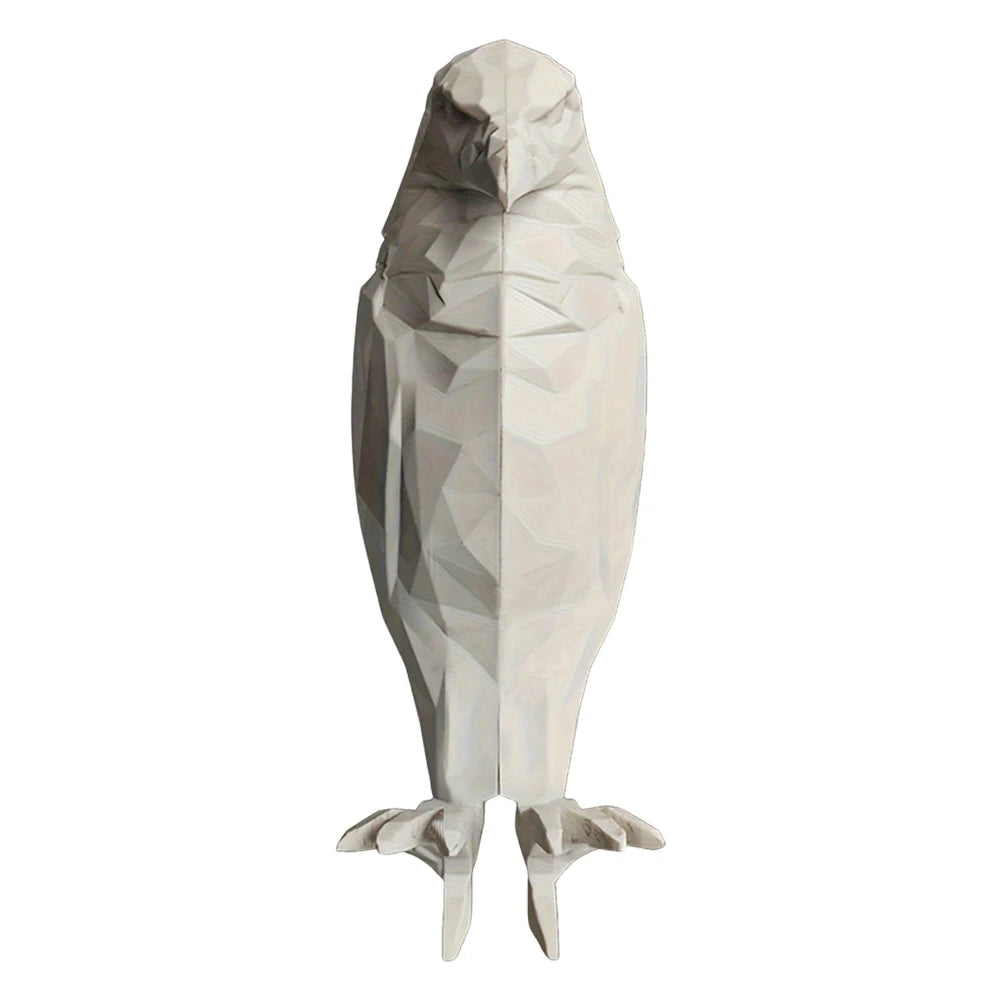 Resin Animal Statue Light Battery Operated 3D Printed Wall Decoration Lamp Owl Eagle Shape Projector Light Sconce Wall Art Decor Qme Eagle Small