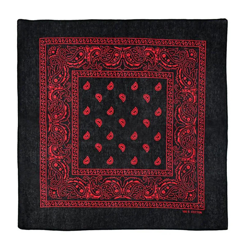 Headbands Cotton Print Bandana Head Scarf Headwraps Women Designer Headwear Double Sided Head Wrap Men Masks Face Hijab Scarves Qme A06 54cm-54cm