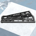 2Pcs Car Licence Plate Bracket Anti-corrosion Licence Plate Holder EU Standard License Plate Holder Mount Qme Default Title