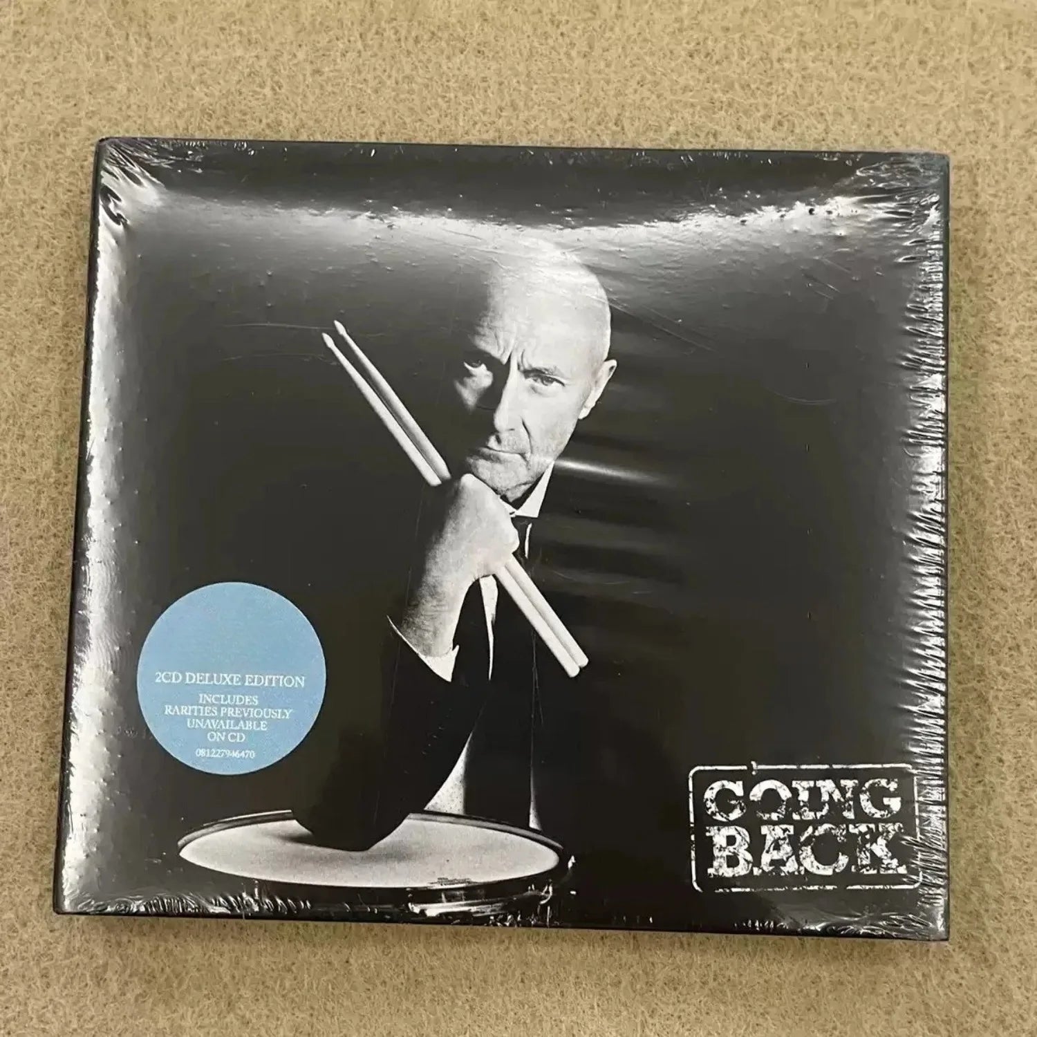 Pop-Rock Greatest Hits 2CD Album (70s-90s) | Black-and-White Drummer Portrait Deluxe Collector’s Edition with Rare Recordings Qme Back