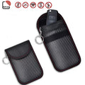 1Car Key Signal Shielding Box Faraday Cage Remote Control Package Keyless Rfid Shielding Package Car Accessories Qme black