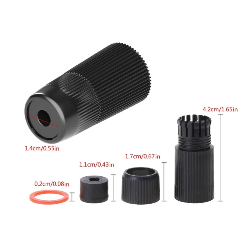 50PCS white black RJ45 Waterproof Connector Cap protector Cover For Outdoor Network for poe IP Camera Pigtail Cable IP camera Qme