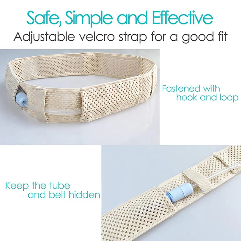 Peritoneal Dialysis Conduit Protection Belt Adjustable Abdominal Qme