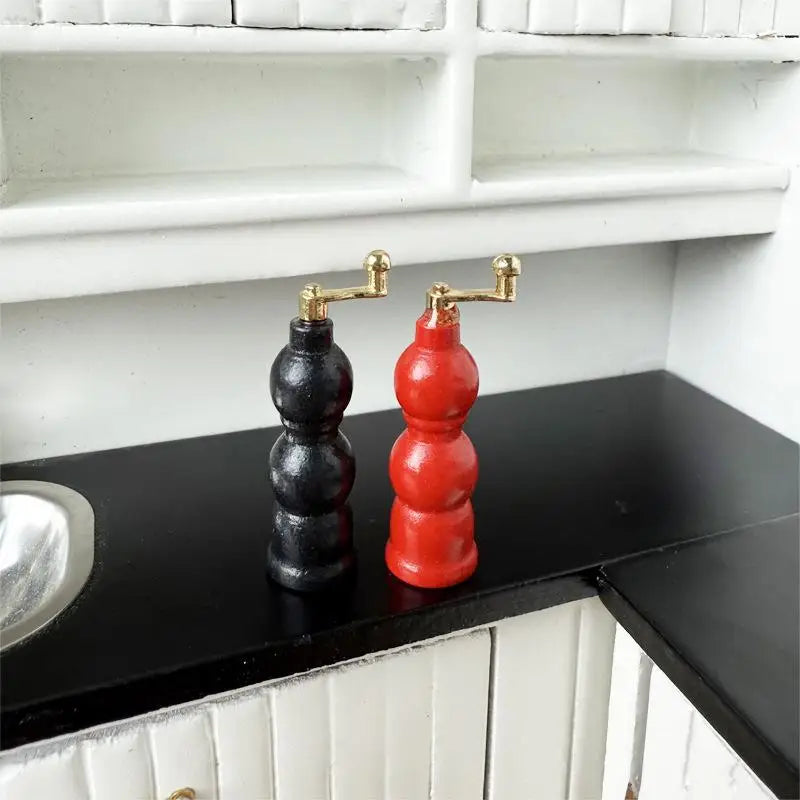 1 12 Dollhouse Miniature Accessories Mini Red Black Grinding Machine Qme