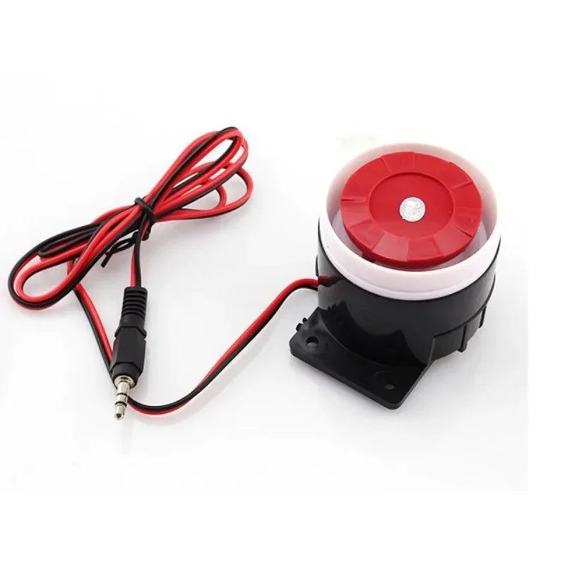 2pcs Piezoelectric Buzzer Alarm Horn Anti-theft Alarm Wired 12v High Decibel Police Siren Air Raid Siren Security Alarm Qme