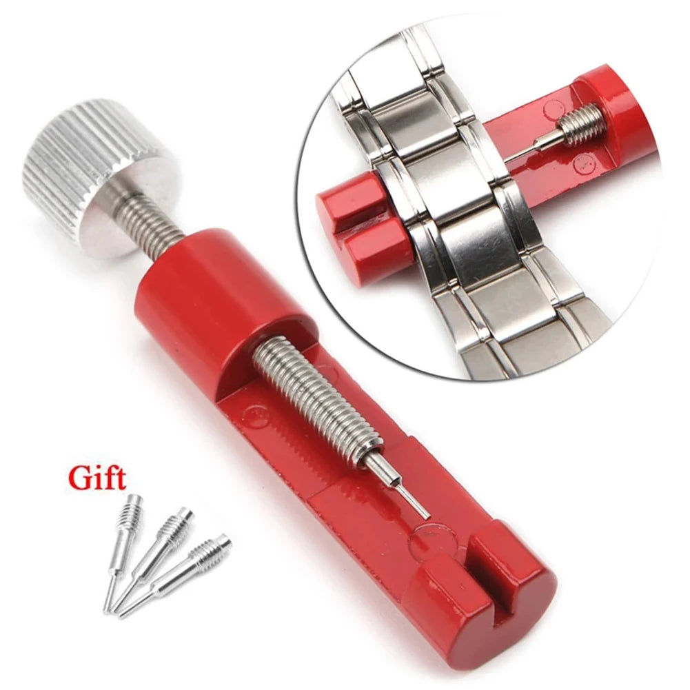 Adjustable Metal Watch Strap Tool Watch Repair Tool With Watch Pin Band Link Pin Tools Remover Watch Accessories Qme