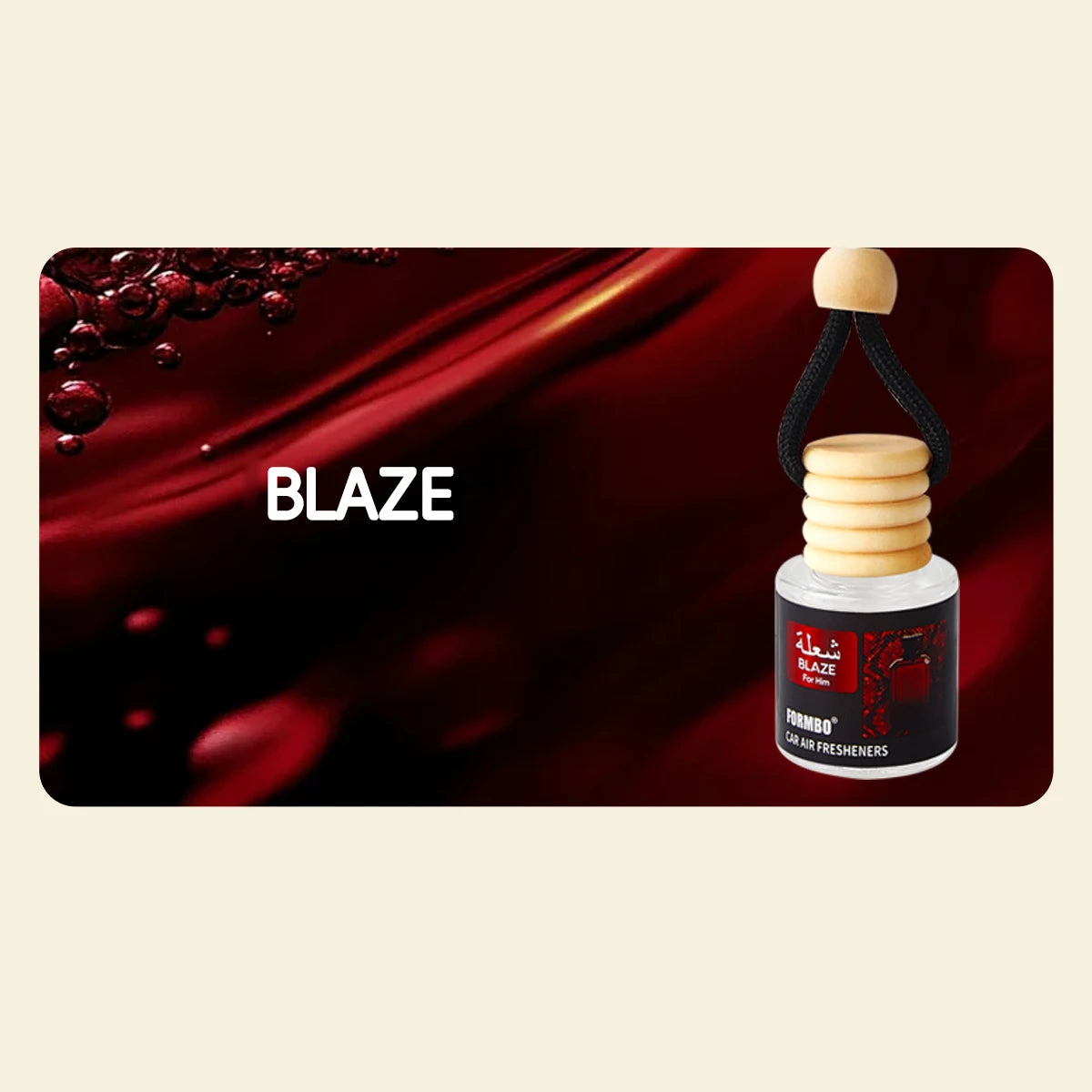 Car Fragrance Interior Accessories Fresh Clean Scent Long-lasting Qme BLAZE
