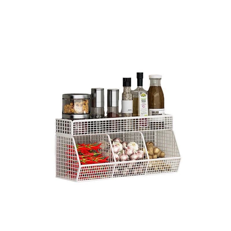 Vegetables Fruits Suitable Home Organization Wall Mounted Kitchen Qme