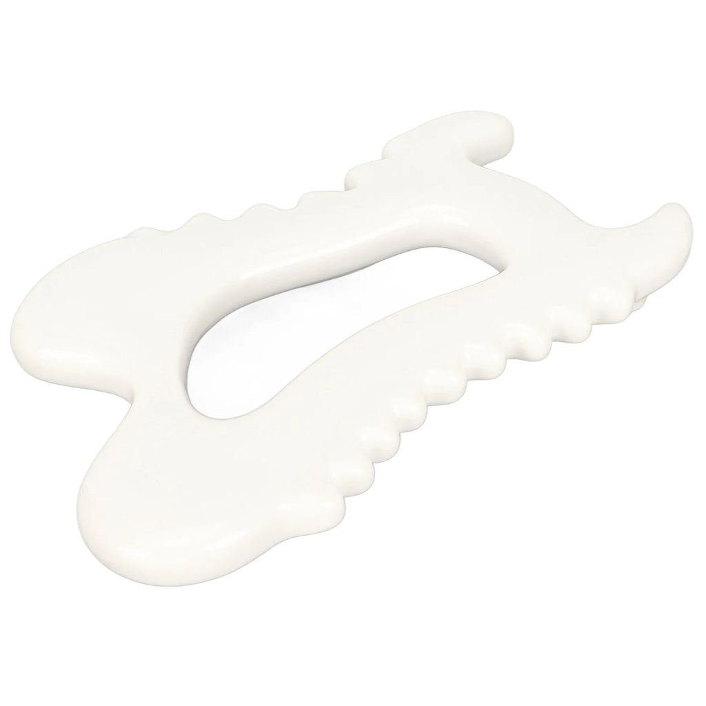 Gua Sha Massage Scraping Tool Ceramic Antistatic Good Thermal Conductivity Tissue Mobilization Tool for Body Care Qme