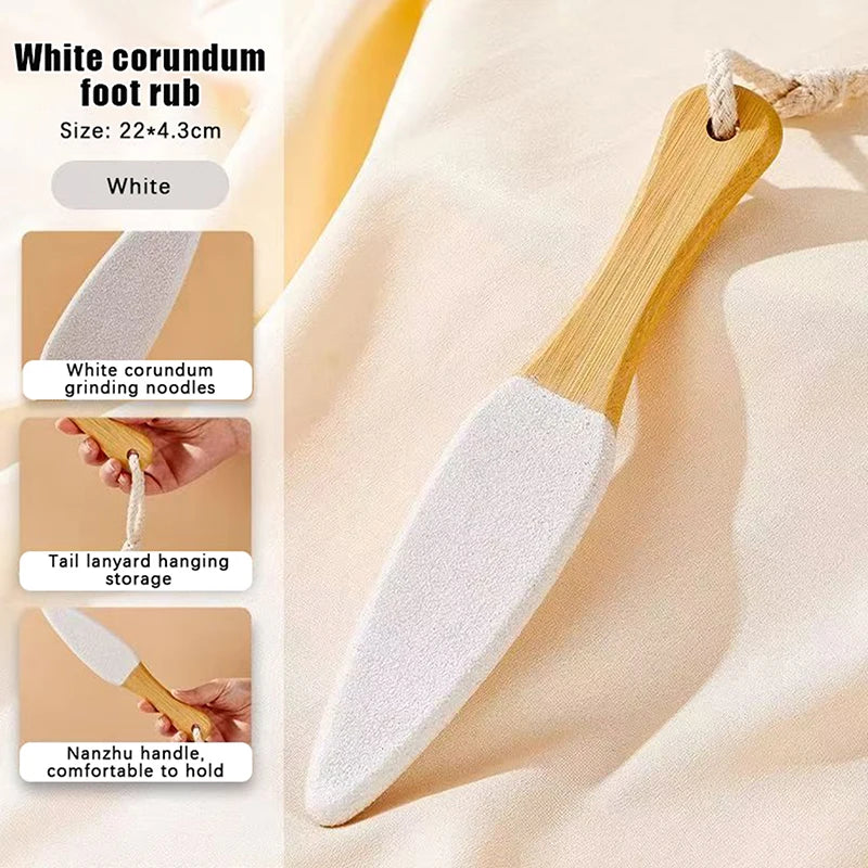 Callus Remover Foot Scrubber Colossal File Care Exfoliation Rasp Qme Pointed White