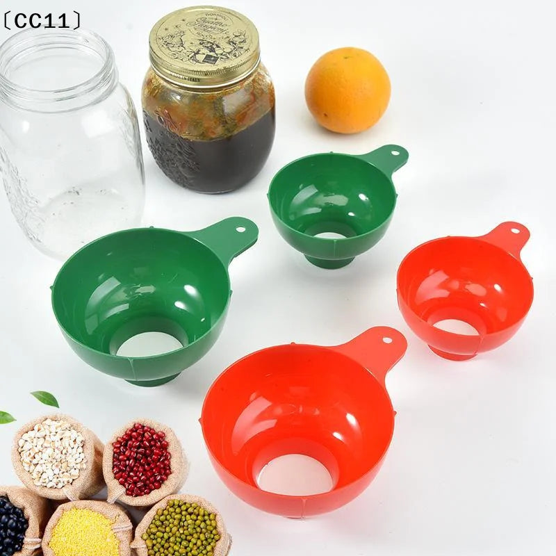 High-end Wide Mouth Funnel Plastic Popular Salad Dressing Liquid Qme