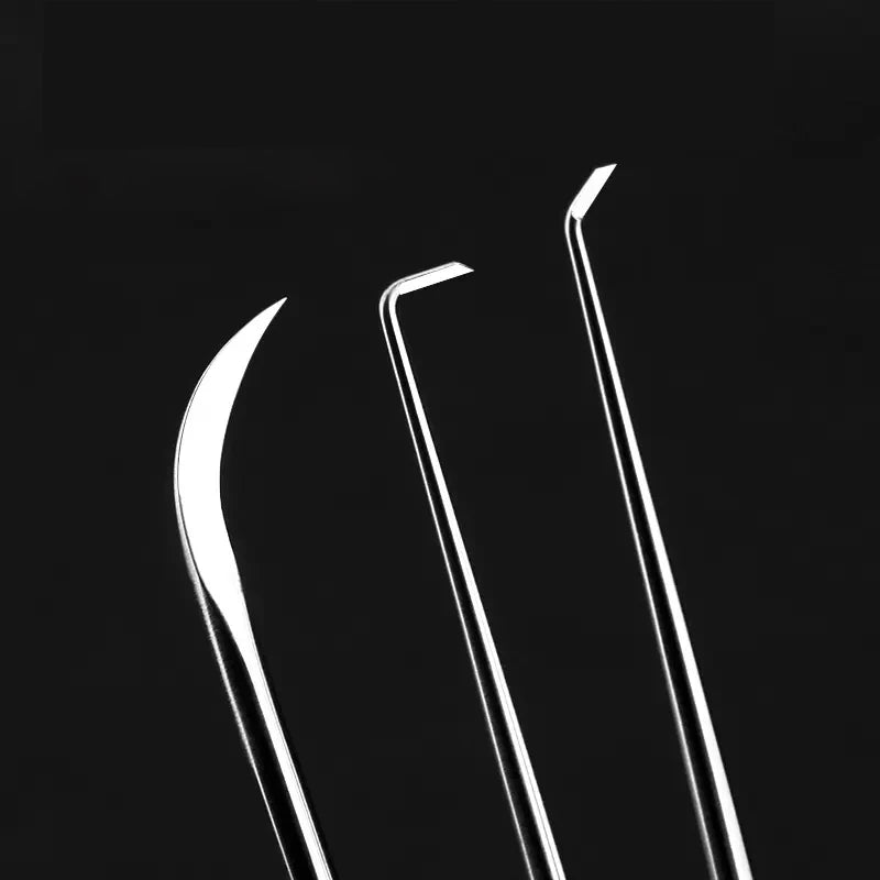 Stainless Steel Tenosynovitis Crochet Hook Needle Curved Knife Blade Qme