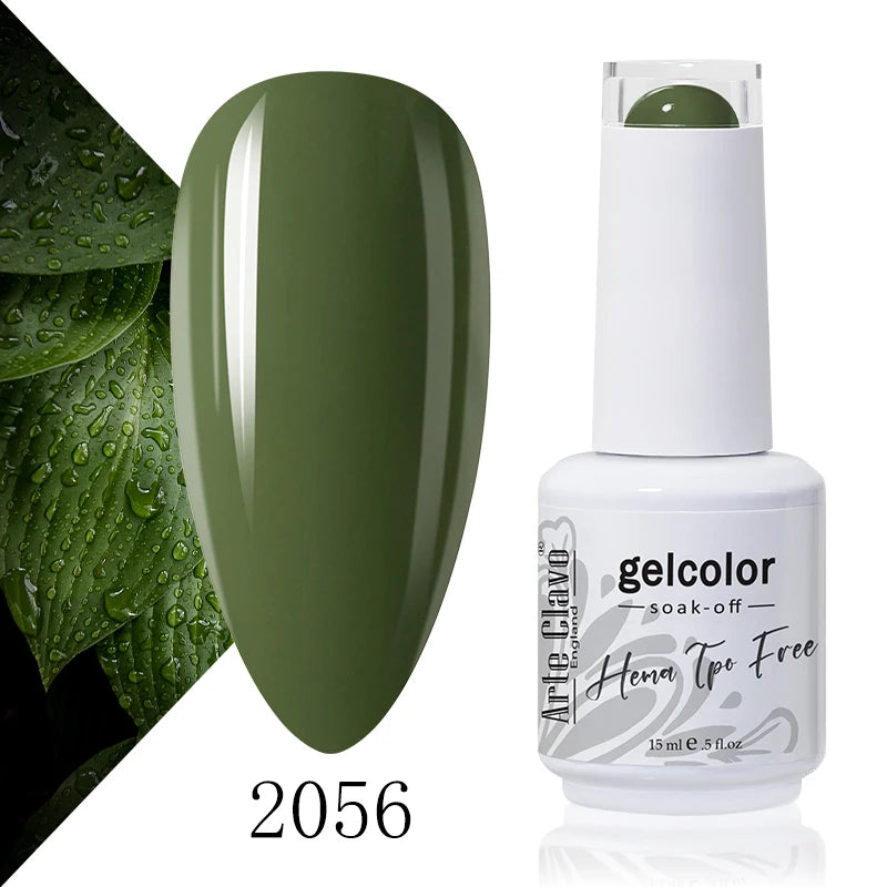 Arte Clavo Colourful Gel Nail Polish Art Varnishes Macaron Semi