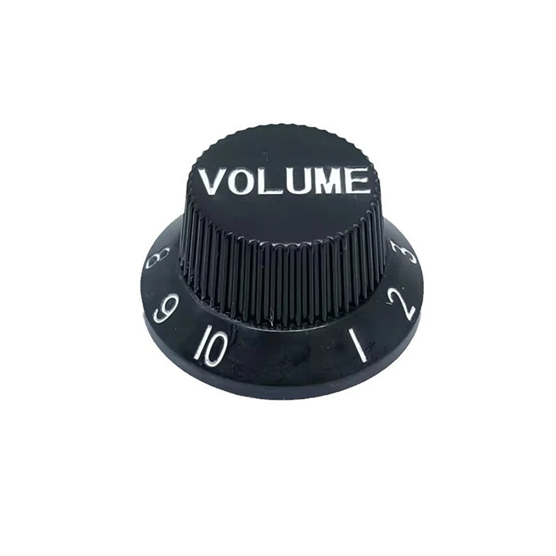Plastic ST Guitar Knobs 2T1V Volume Tone Control Hat Caps Buttons Qme