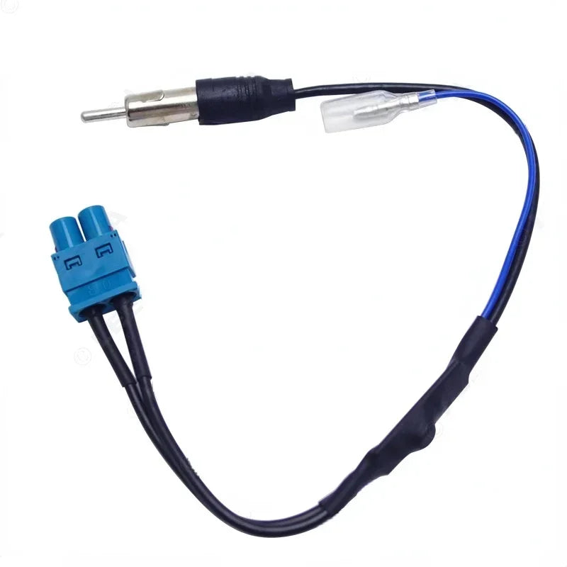 OEM Dual FAKRA RF Radio Antenna Adapter with Amplifier for Volkswagen RNS510/RCD510/310/Golf/MK5/MK6/Passat B6/B7/Tiguan Qme