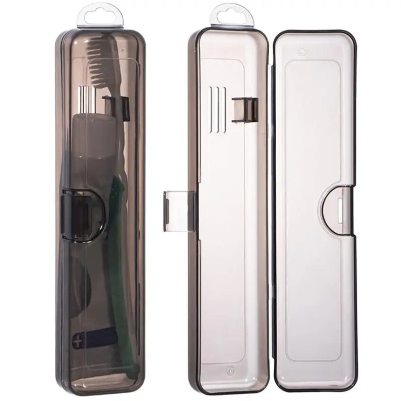 Plastic Toothpaste Box Storage Container Toothbrush Transparent Qme