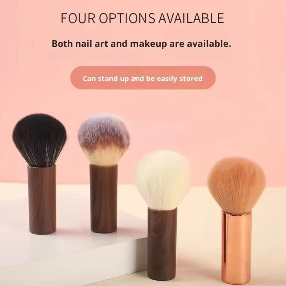 1Pcs Nail Dust Brush Soft Fiber Small Waist Makeup Brush For Loose Powder & Blush Professional Manicure Cleaning & Beauty T J9F6 Qme