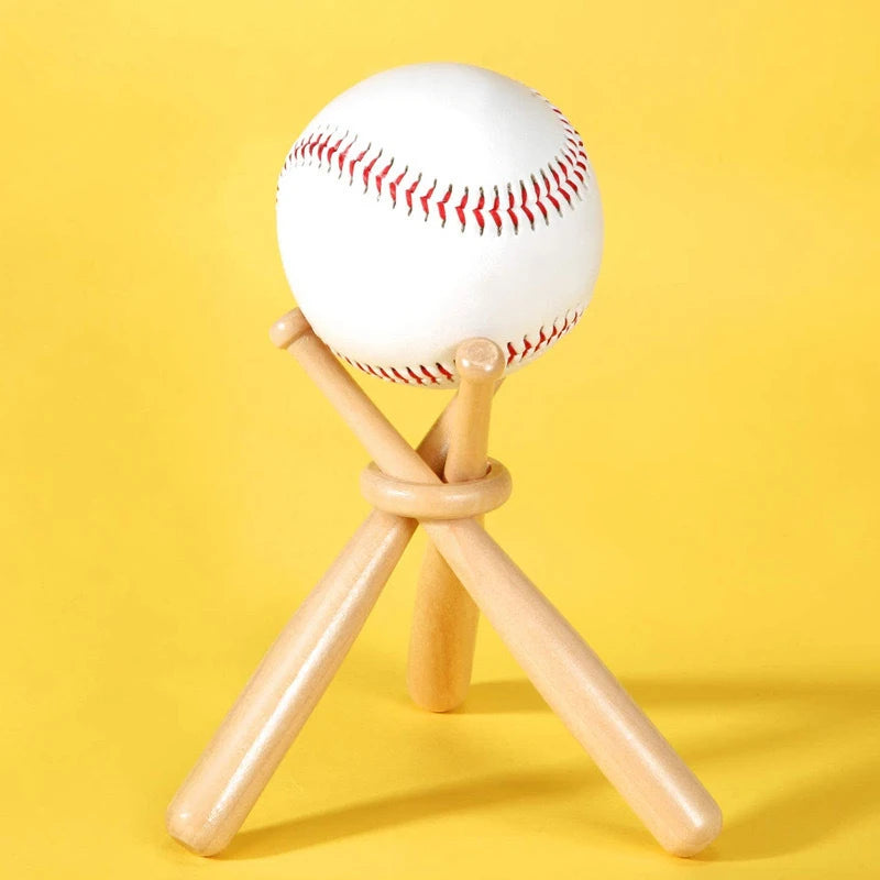 Can Be Used As Logo Baseball Bat Miniature Wooden Round Solid Stick Qme