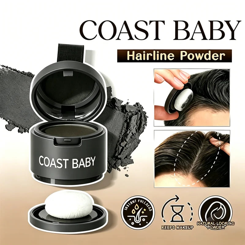 Unisex Hairline Shadow Powder Concealer Natural Coverage Includes Qme