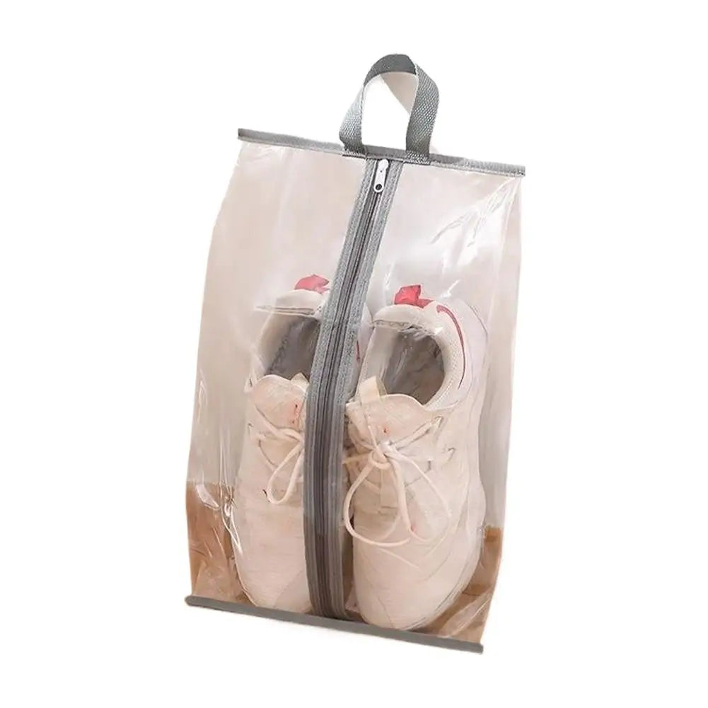 Shoe Storage Bag Zipper Closure Travel Shoes Men Women Breathable Qme L