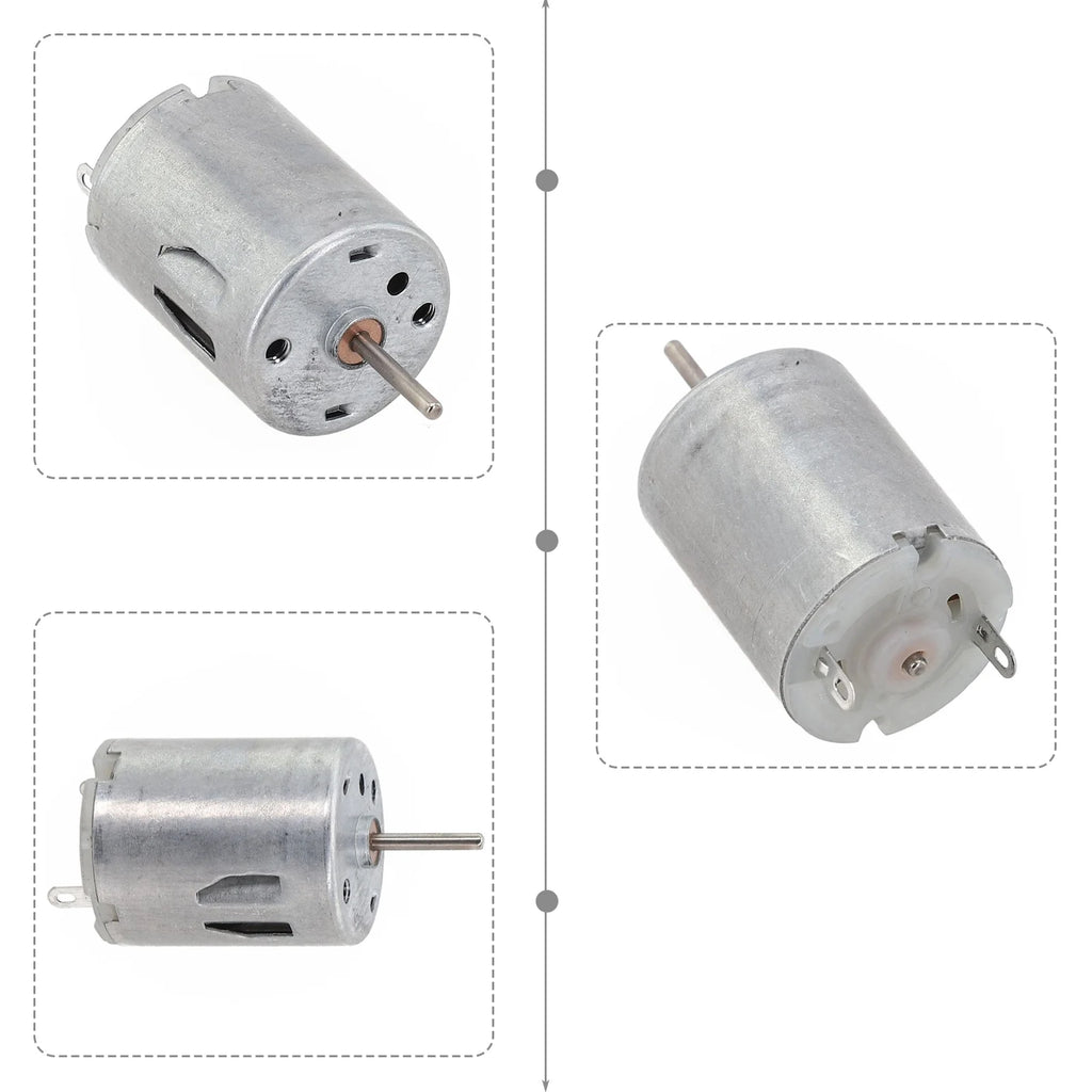DIY Electric Machine Tool Mini 280 DC Motor DIY Motor Voltage Range DC 6V-12V Output Shaft Length 12.3mm Electric Machine Tool Qme
