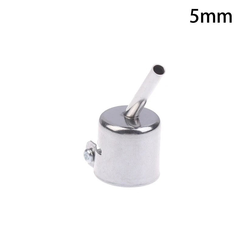 850 3/4/5/6/7/8/10/12MM Hot Air Nozzle 45 Degree Curved Angle Welding Nozzle For 850 Series Hot Air Rework Station Accessories Qme 5mm