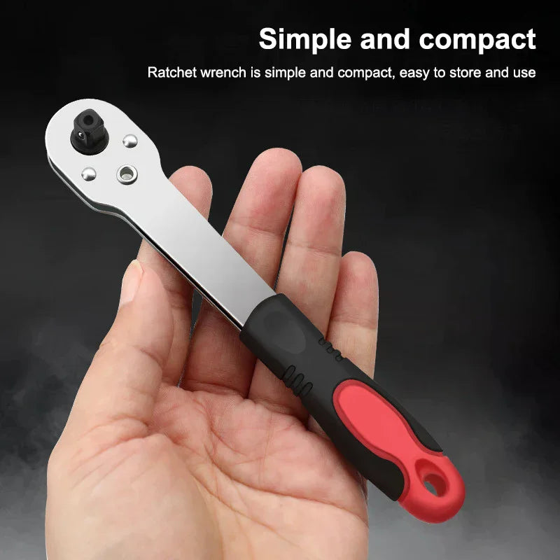 1 Ratchet Wrench Reversible Quick Releases 4 Handle Home Improvement Qme