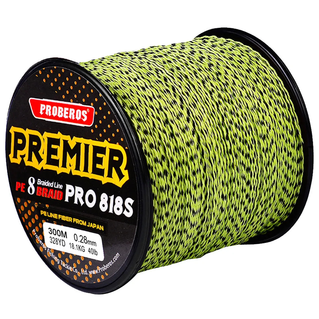 300M Nylon Fishing Line Super Strong Monofilament Fishing Line Not Fade 8 Strands Top Lines Dedicated To Sea Fishing Qme Light Green