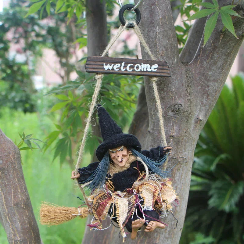 Halloween Arrangement Ghost Festival Bar Decoration Horror Realistic Qme black