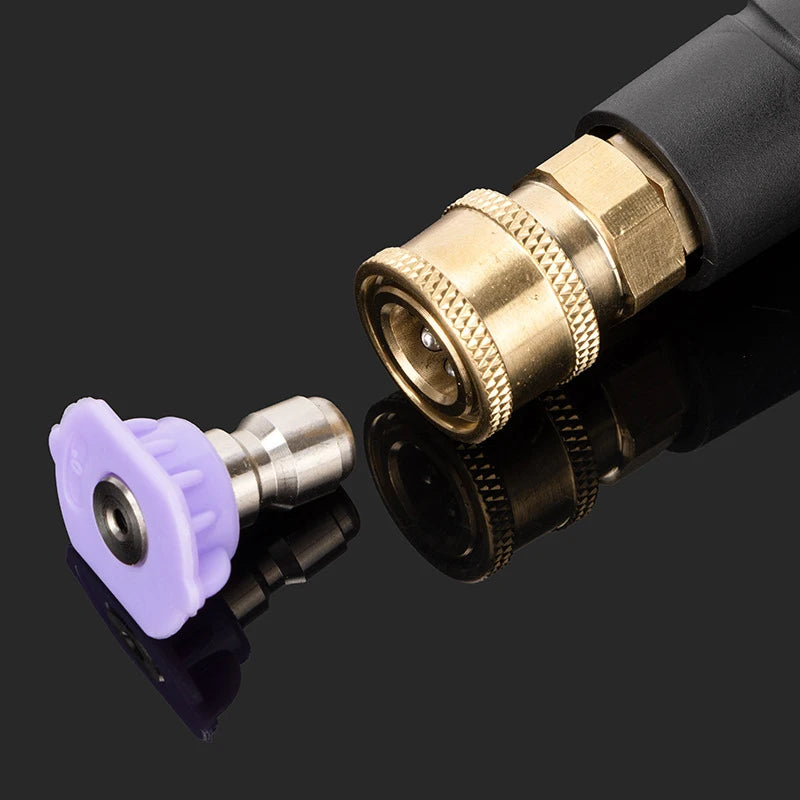 Water Discharge Nozzle 1 Quick Connector Pressure Washer Low Mist Qme