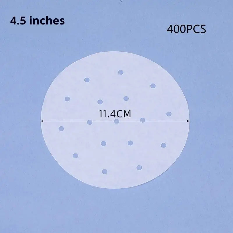 100 Disposable Steaming Paper Baking Silicone Oil Non-stick Steam Qme XL 400PCS