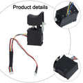 1 PC Electric Drill Switch For Dayi 2106 Brushless Cordless Drill Trigger Switch Electric Wrench Switch Power Tool Part Qme Default Title