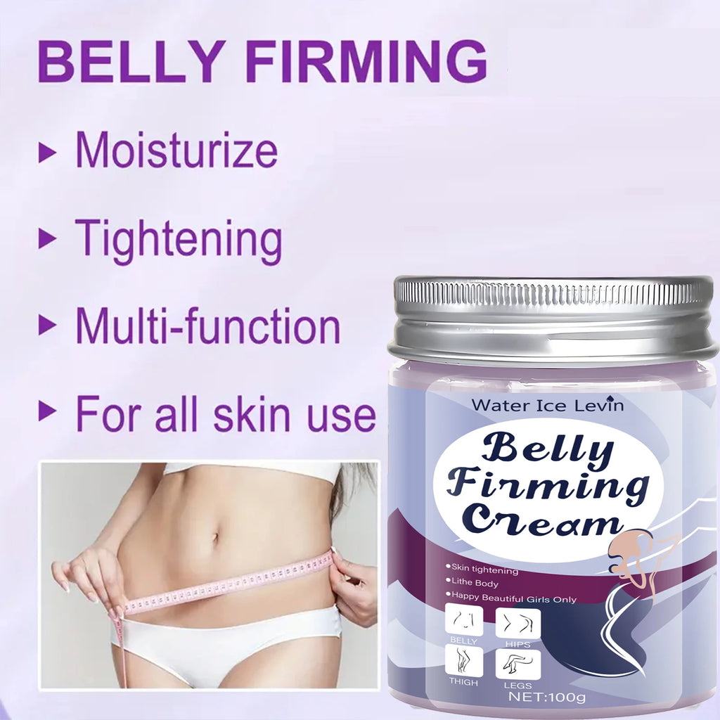 Tightening Body Cream, Abdominal Firming Cream, Containing Jojoba Oil and Caffeine, Light Beige Color, Suitable for Abdomen, Buttocks, Thighs, and Chest Qme
