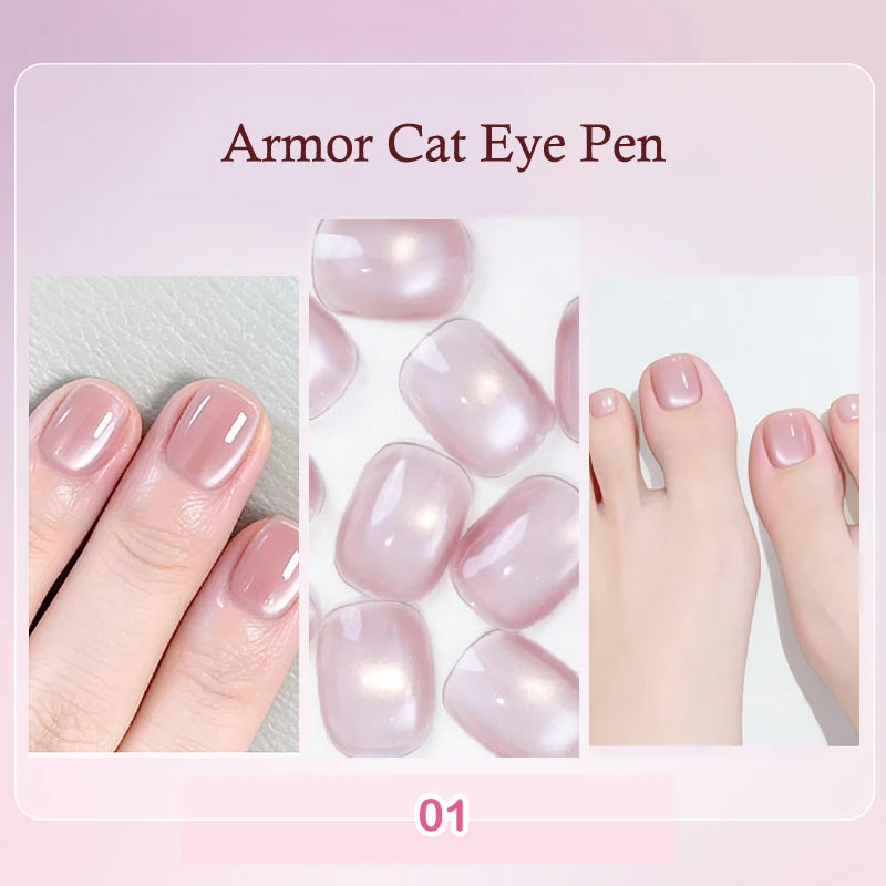 1 Cat Eye Magnetic Pen Nails All-in-one Nail Polish Gel Lazy Manicure Qme 1