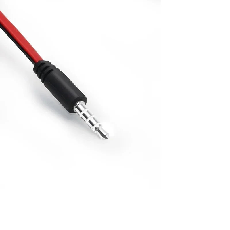 3.5mm Male To Female Mic Headphone Jack Audio Adapter Cable Headphone Splitter 3 for IPhone Samsung Laptop Microphone MP3 Player Qme