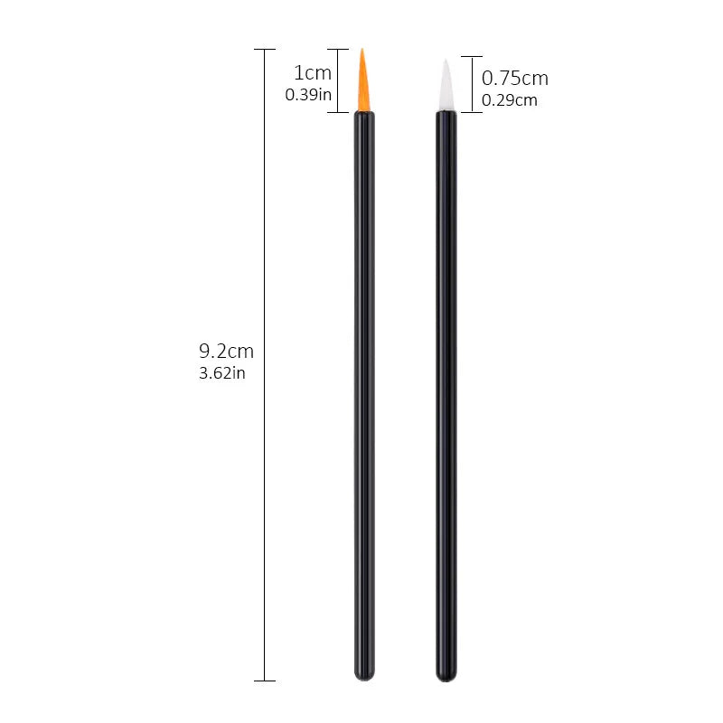 Cool 50 Disposable Makeup Lip Brush Lipstick Gloss Wands Applicator Qme