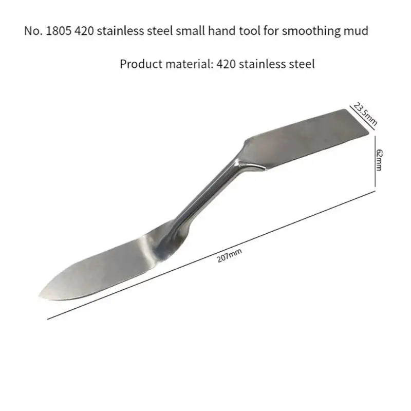 420 Stainless Steel Dual Head Putty Knives Rust Resistant For Pottery DIY Crafting And Small Home Repair Jobs Qme