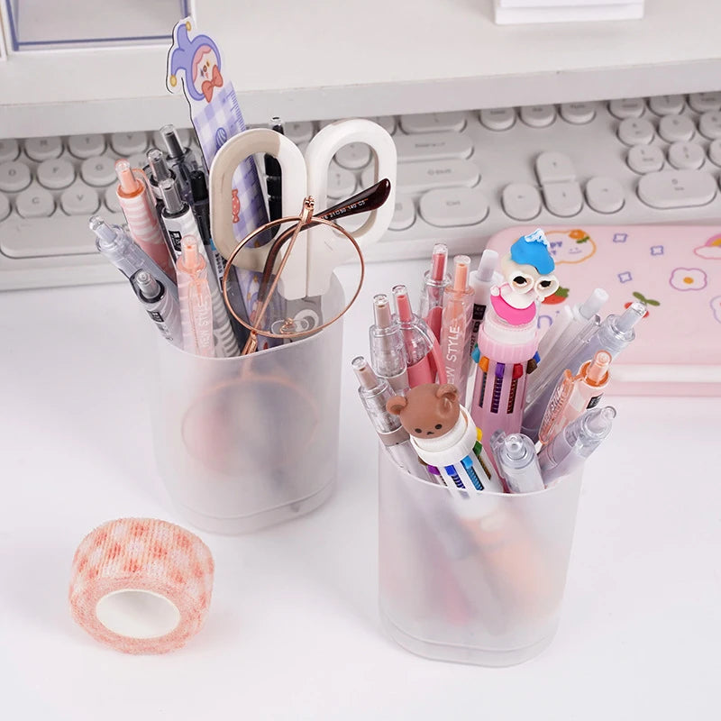 Stationery Appearance Level Storage Container Pen Holder Desktop Qme