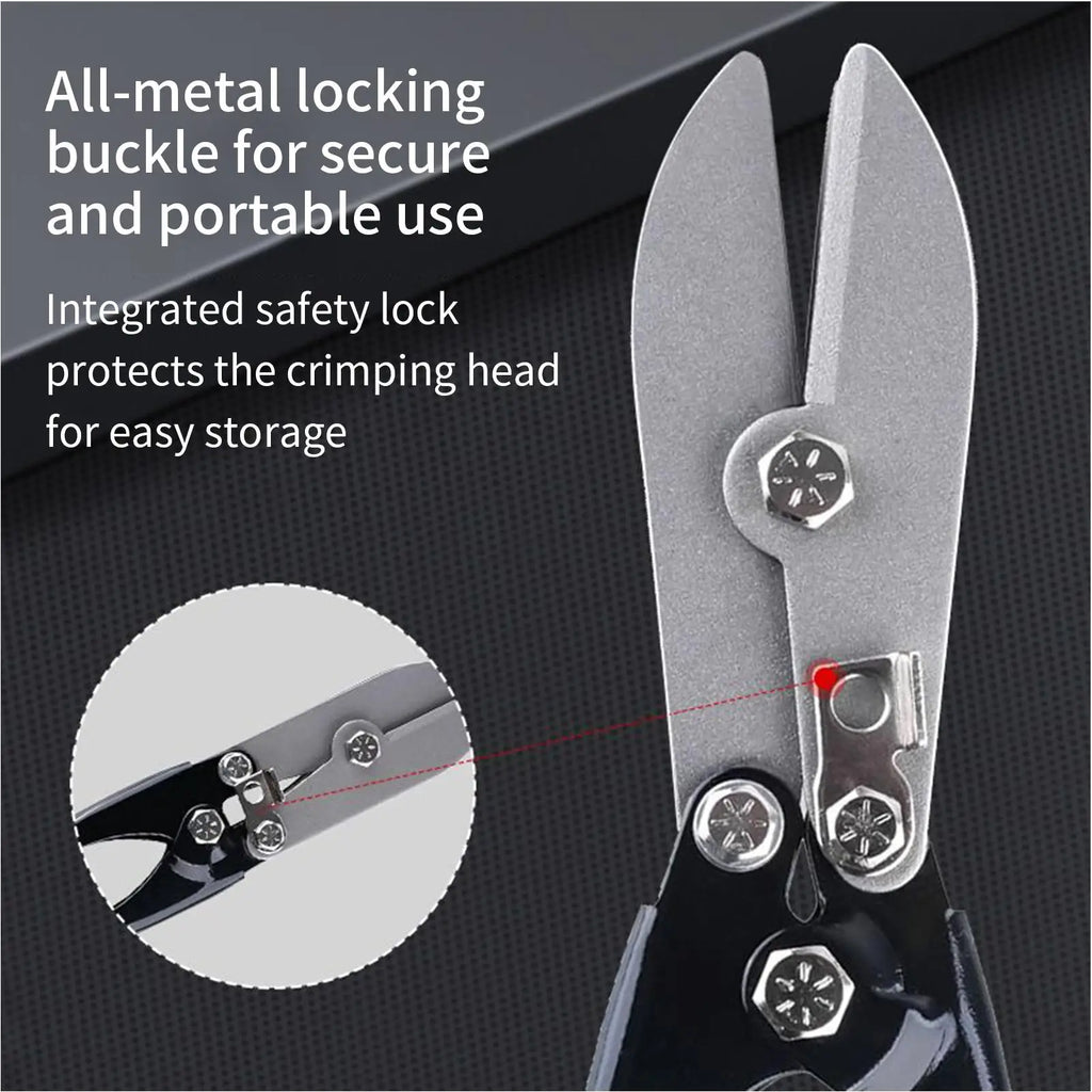 Gutter Crimping Tool Metal Sheet Pliers Bender Downspouts Crimper Qme