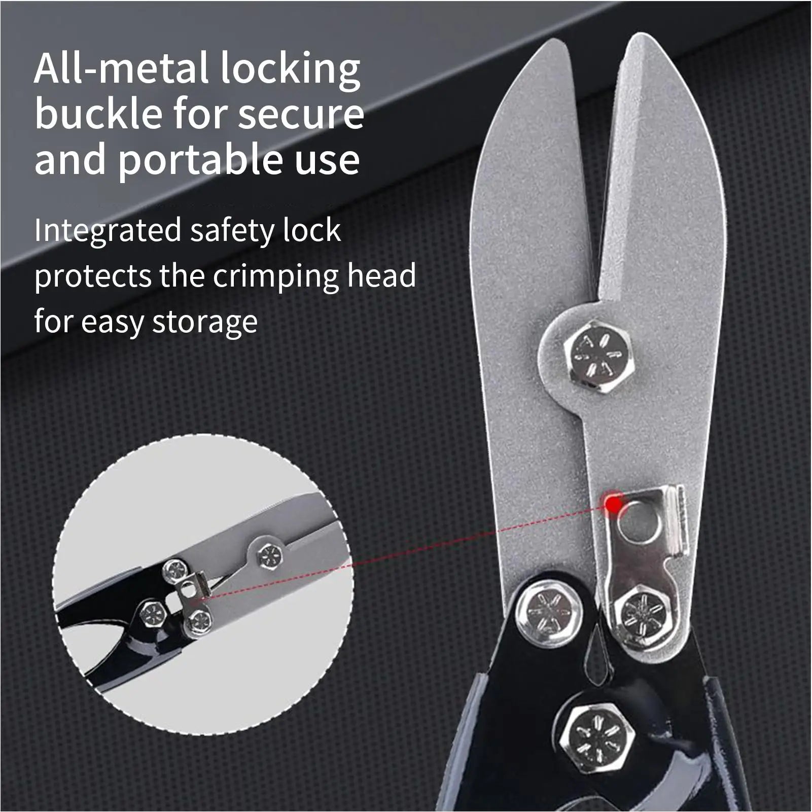 Gutter Crimping Tool Metal Sheet Pliers Bender Downspouts Crimper Qme