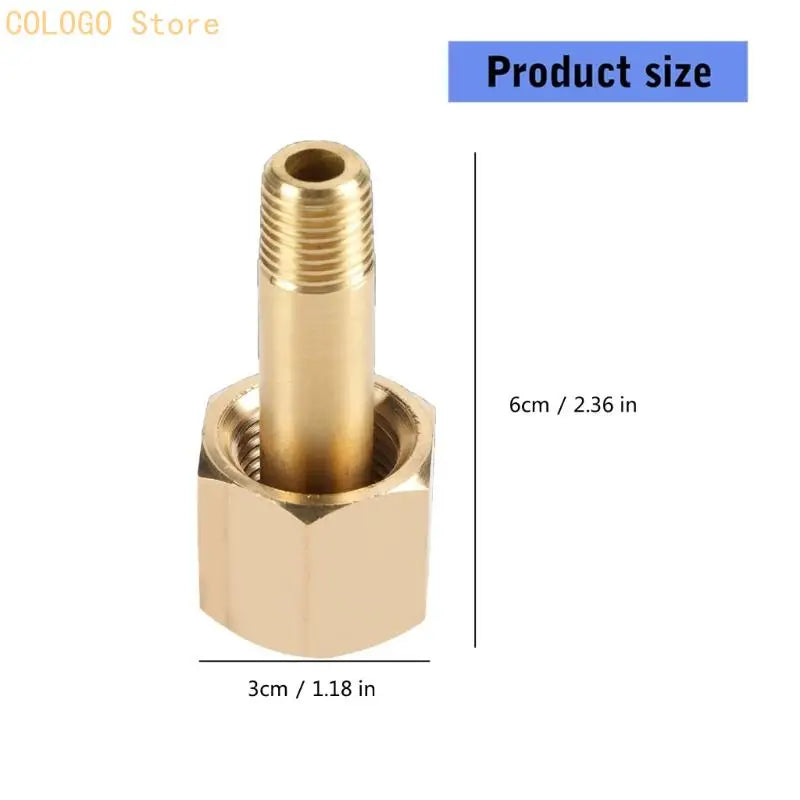 Professional CGA 320 NPT1 4 Gas Cylinder Adapters Gaskets Regulator Qme