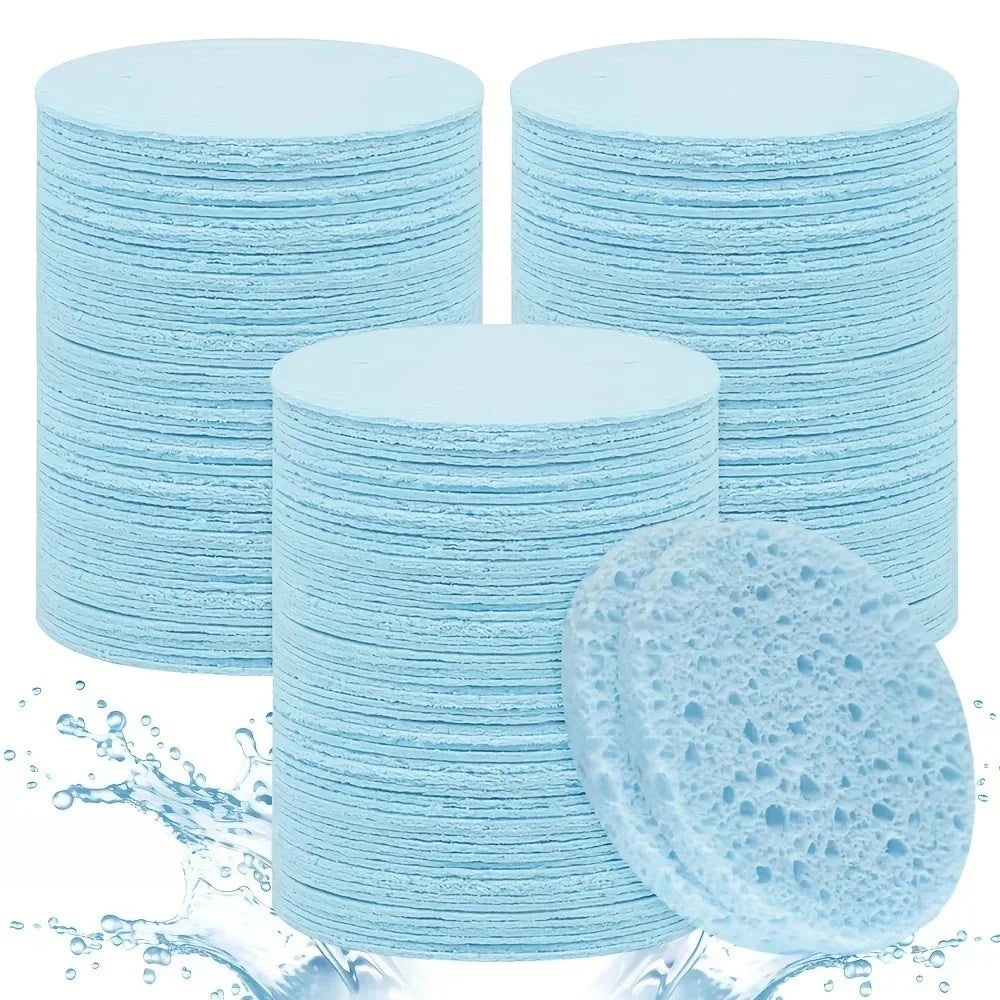 50/20/10PCS Compressed Facial Sponge Cosmetic Hydrotherapy Sponge Suitable for Daily Cleansing, Makeup Removal, and Exfoliation Qme