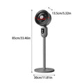 Floor Fan 3-Speed Quiet Height Adjustable Oscillation Oscillating Standing Fan For Indoor Outdoor Home Bedroom Living Office Qme China Mainland Grey
