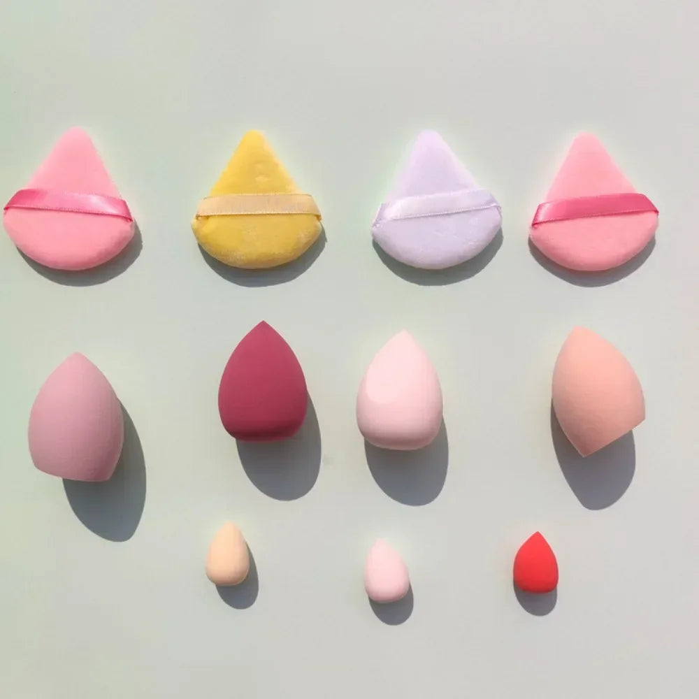 11 Cosmetic Puff Makeup Sponge Blender Beauty Egg Foundation Sponges Qme